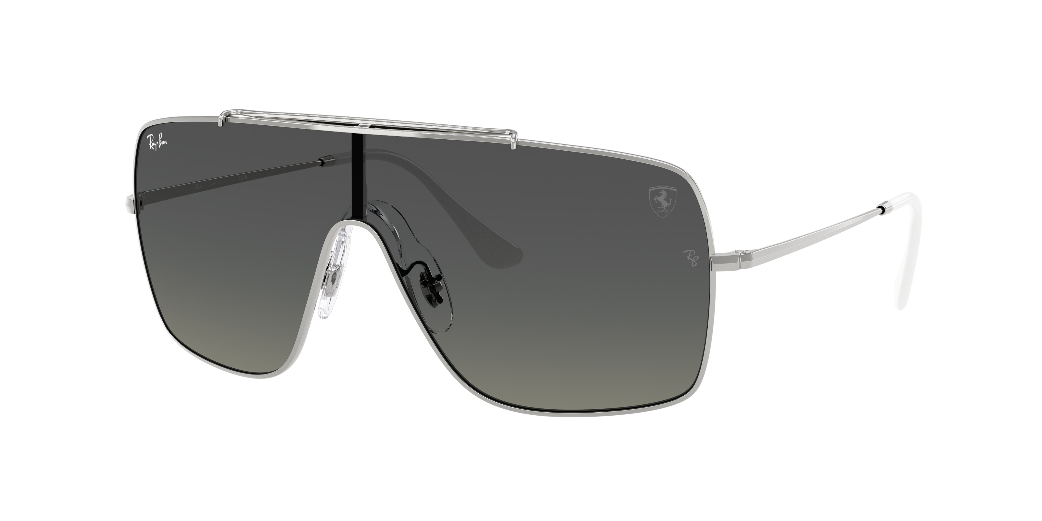 Ray - Ban Unisex RB3697M F1048G Aurinkolasit Metalli Hopea Harmaa Kyykky Normaali Varjostettu-image